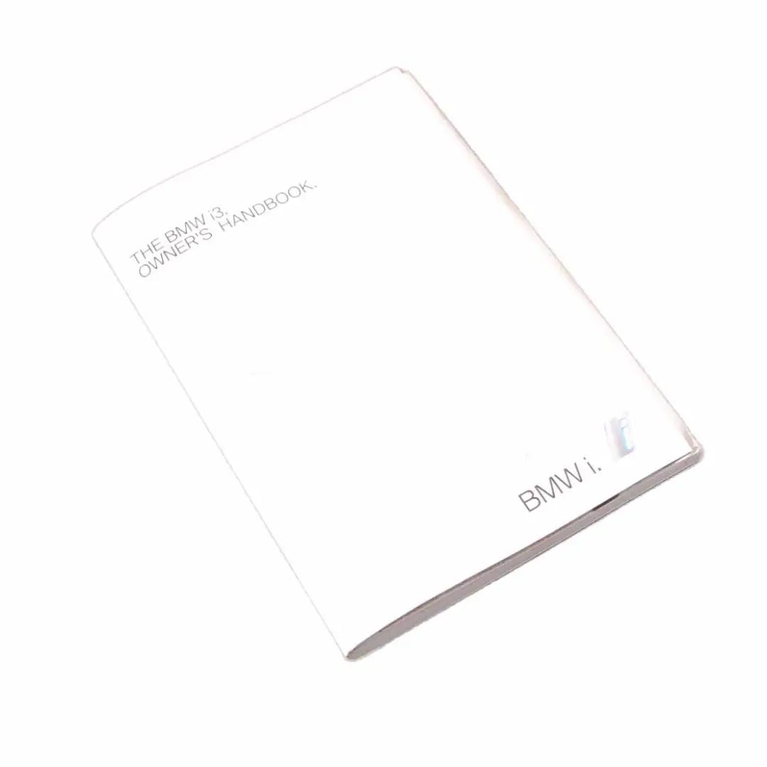 BMW i3 I01 Owner's Handbook Book Instruction Manual - SKU 2925923 - Part number 2925923
