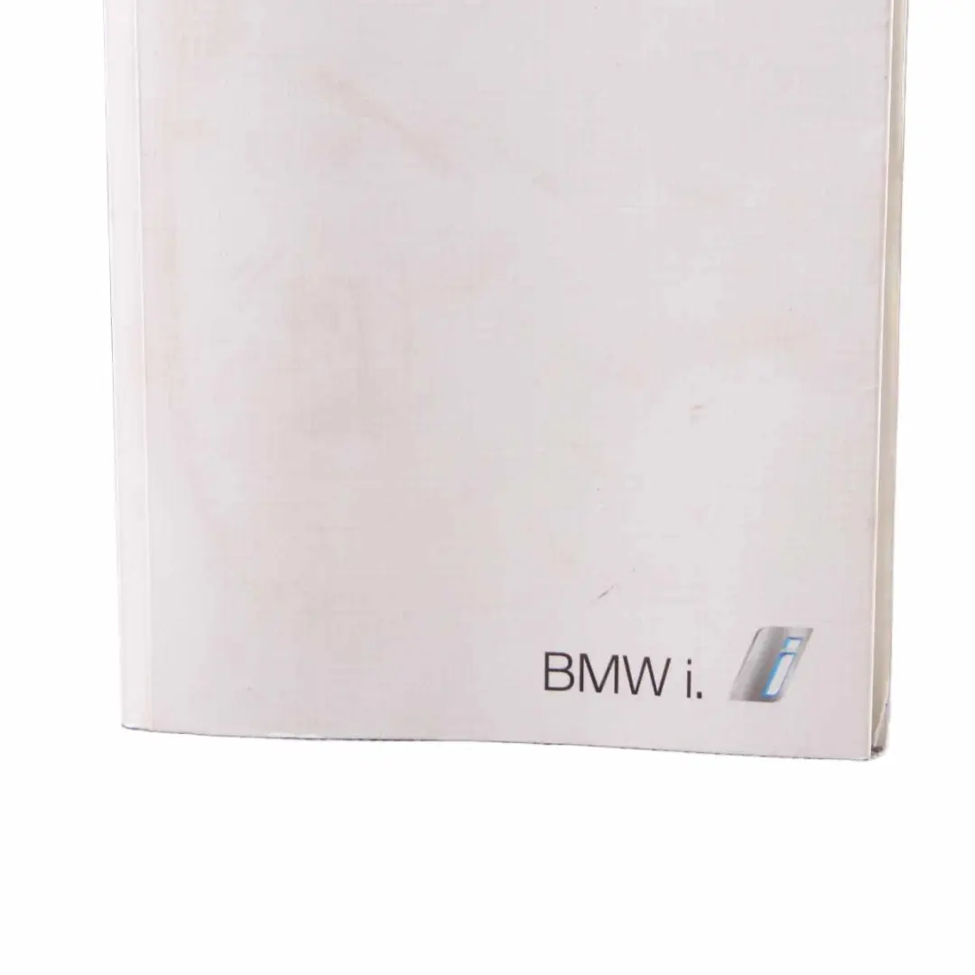 BMW i3 I01 Owner's Handbook Book Instruction Manual - SKU 2925923 - Part number 2925923