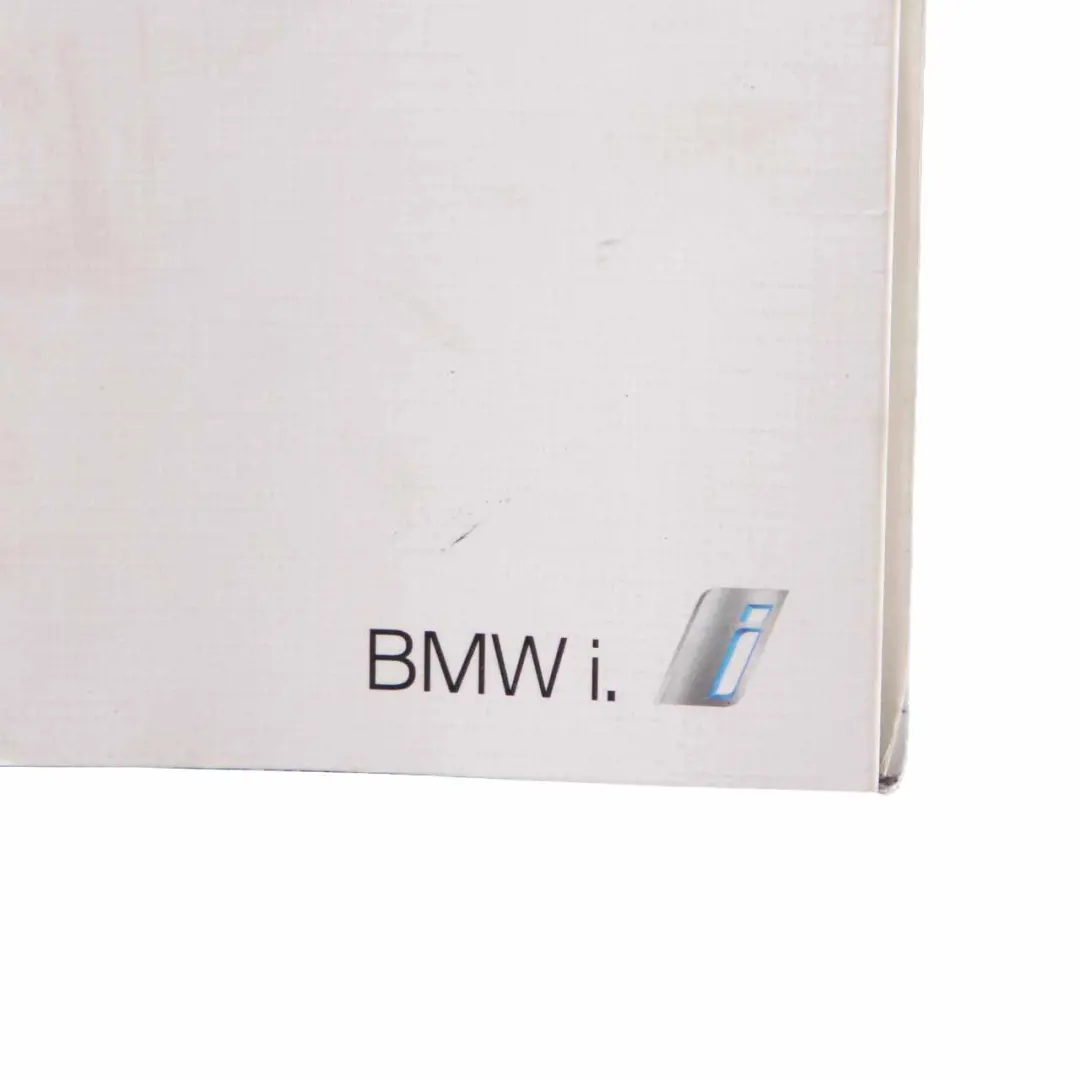 BMW i3 I01 Owner's Handbook Book Instruction Manual - SKU 2925923 - Part number 2925923