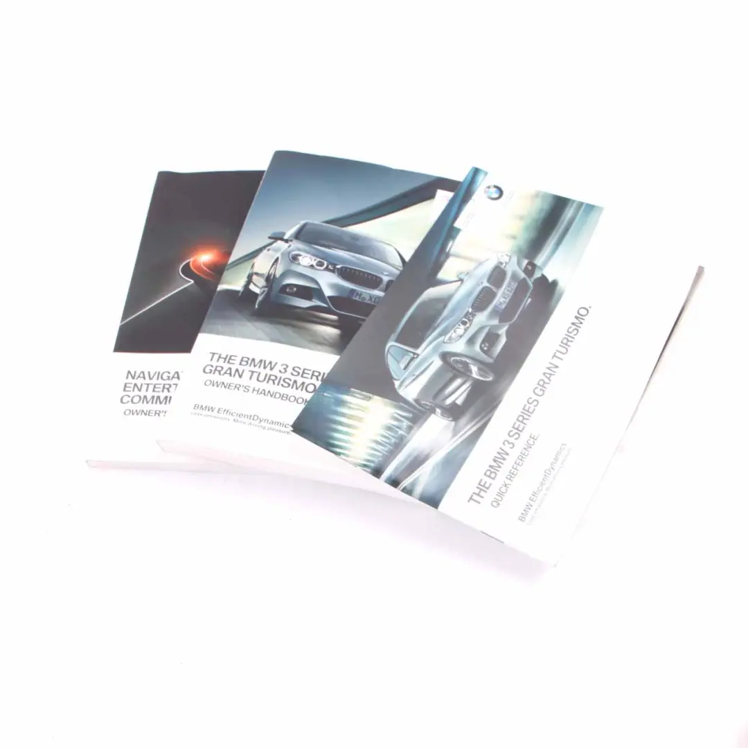BMW F34 GT Owner's Handbook Quick Reference Booklet Instructions Book Set - SKU 2928364 - Part number 2928364