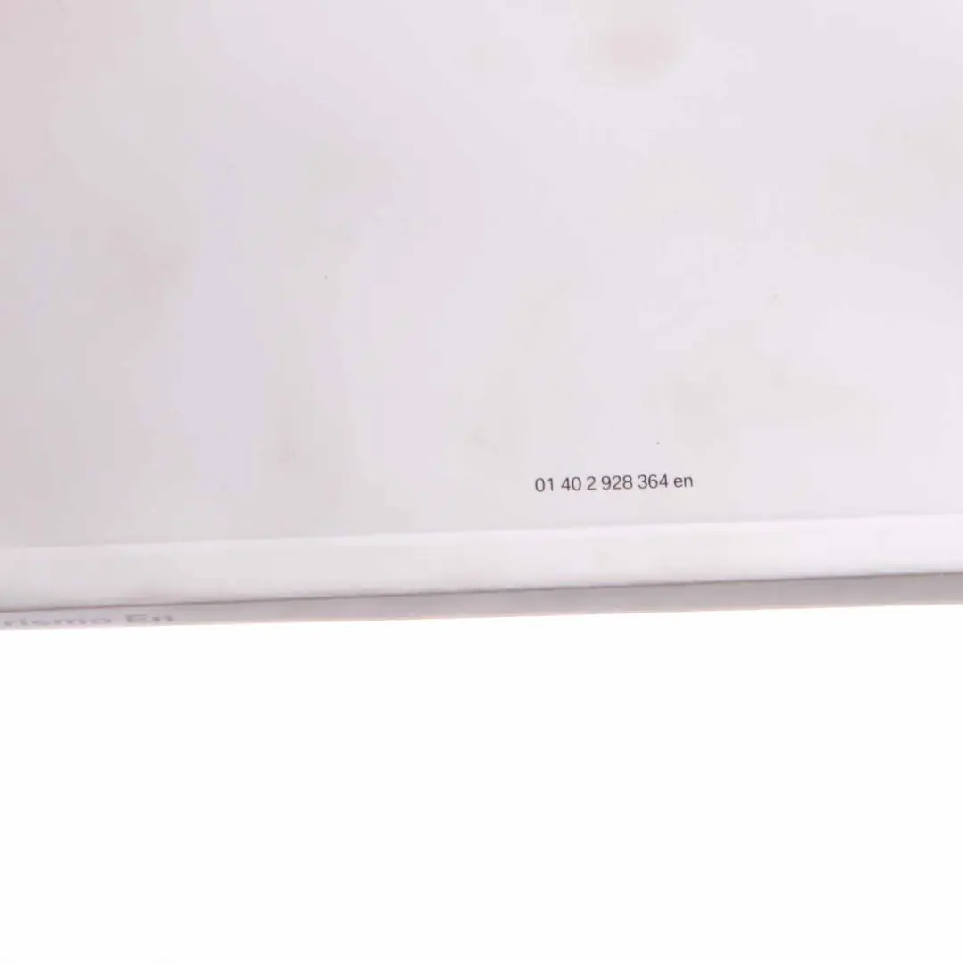 BMW F34 GT Owner's Handbook Quick Reference Booklet Instructions Book Set - SKU 2928364 - Part number 2928364