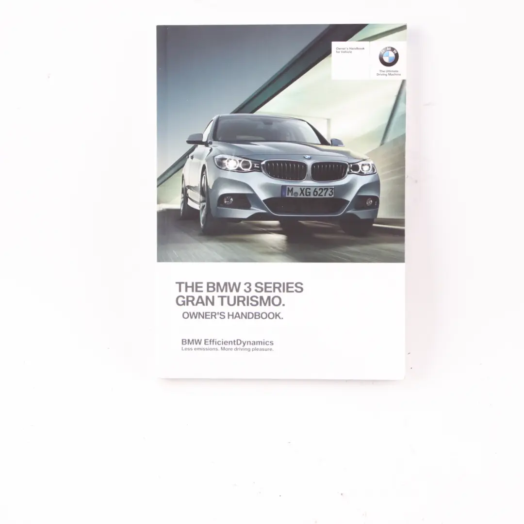 BMW F34 GT Owner's Handbook Quick Reference Booklet Set Pouch Case Wallet - SKU 2956782 - Part number 2956782