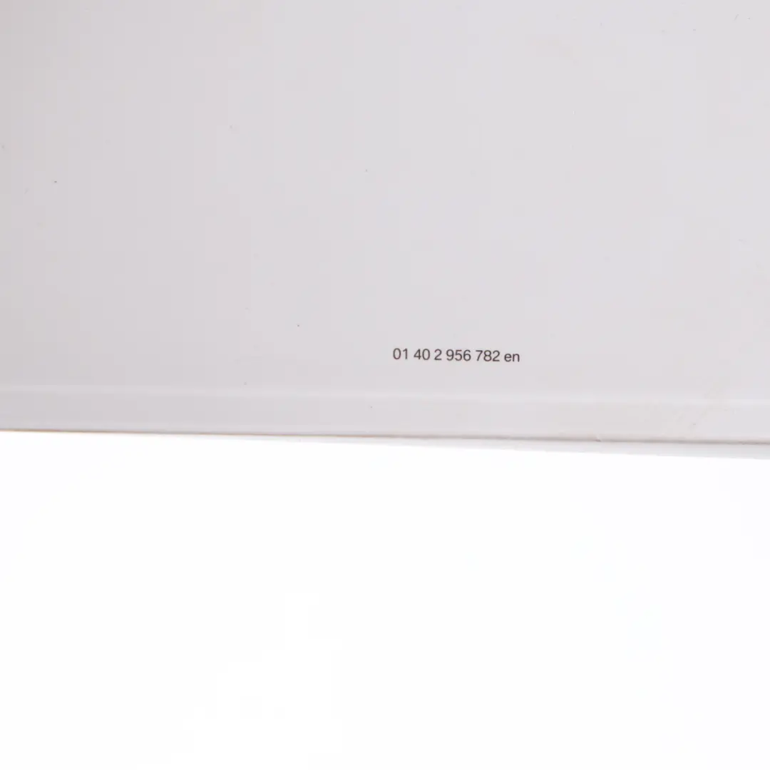 BMW F34 GT Owner's Handbook Quick Reference Booklet Set Pouch Case Wallet - SKU 2956782 - Part number 2956782