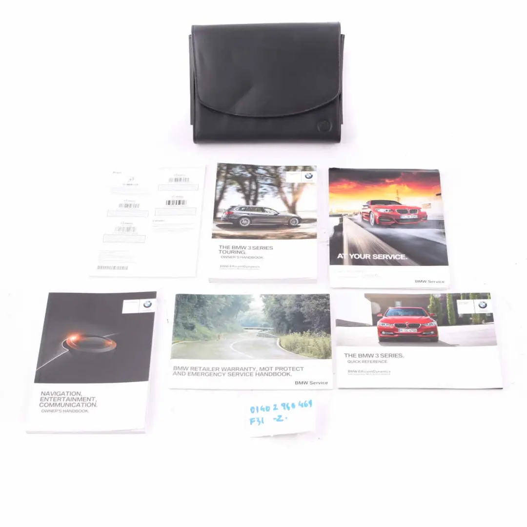 Service Booklet BMW F31 Touring Owner's Handbook Case Wallet Set to with Part number 2960469 Service Booklet BMW F31 Touring Owner's Handbook Case Wallet Set - SKU 2960469 - Part number 2960469