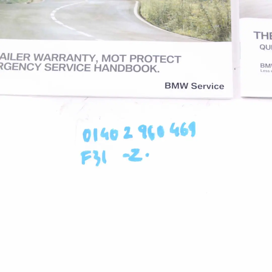  Service Booklet BMW F31 Touring Owner's Handbook Case Wallet Set - SKU 2960469 - Part number 2960469
