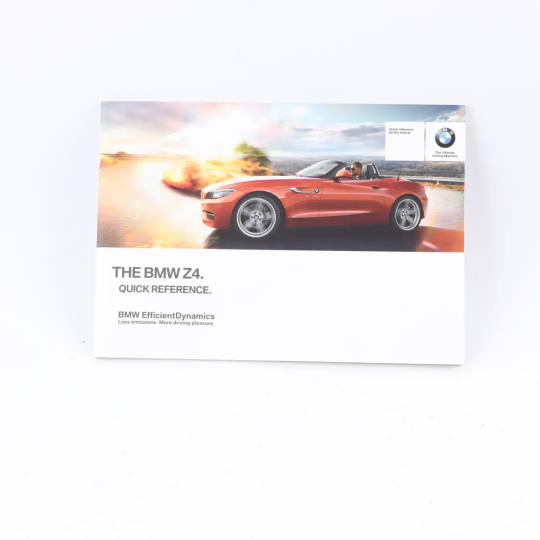 Owner's Handbook Service Booklet Instructions Pouch Case Wallet to BMW Z4 E89 with Part number 2963509 BMW Z4 E89 Owner's Handbook Service Booklet Instructions Pouch Case Wallet - SKU 2963509 - Part number 2963509