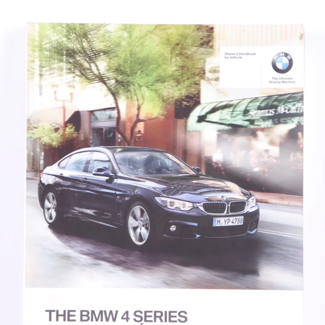 BMW F36 Owner's Handbook Instruction Manual Gran Coupe - SKU 2966240 - Part number 2966240
