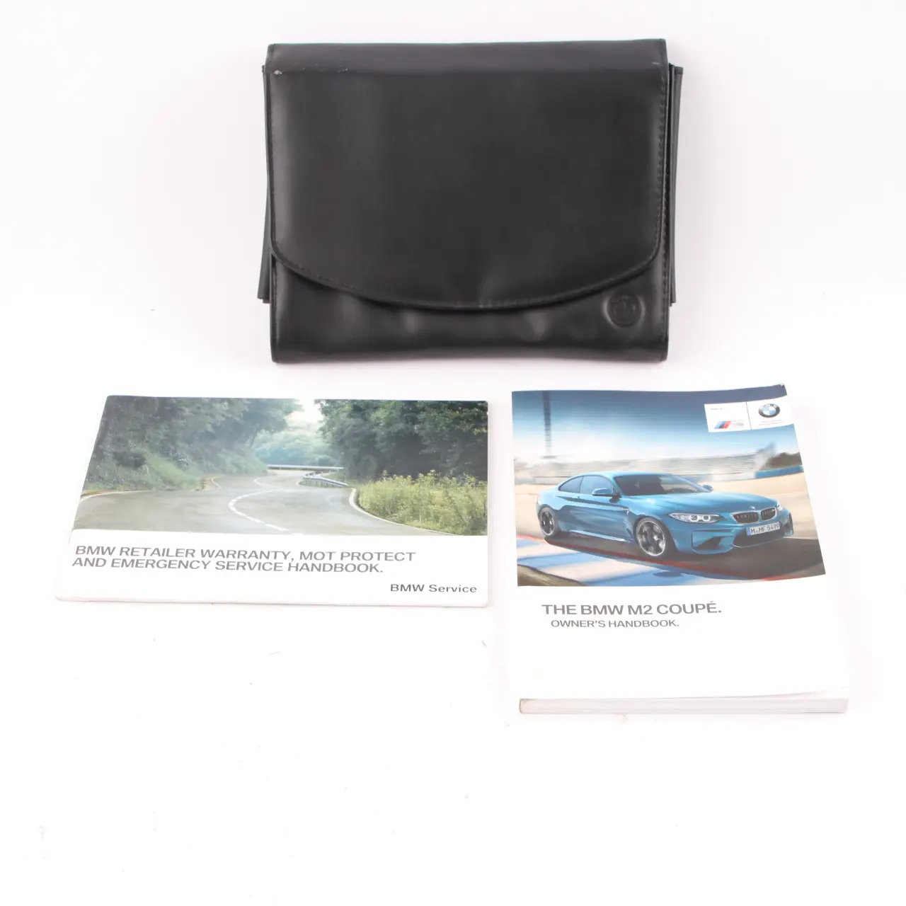 Owner's Handbook BMW F87 M2 Service Book Booklet Pouch Case Wallet Set