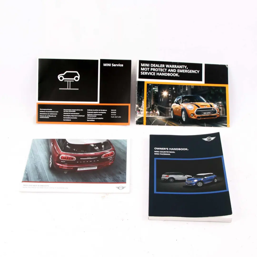 Mini Countryman R60 Service Booklet Owner's Handbook Case Wallet Set - SKU 2967664 - Part number 2967664