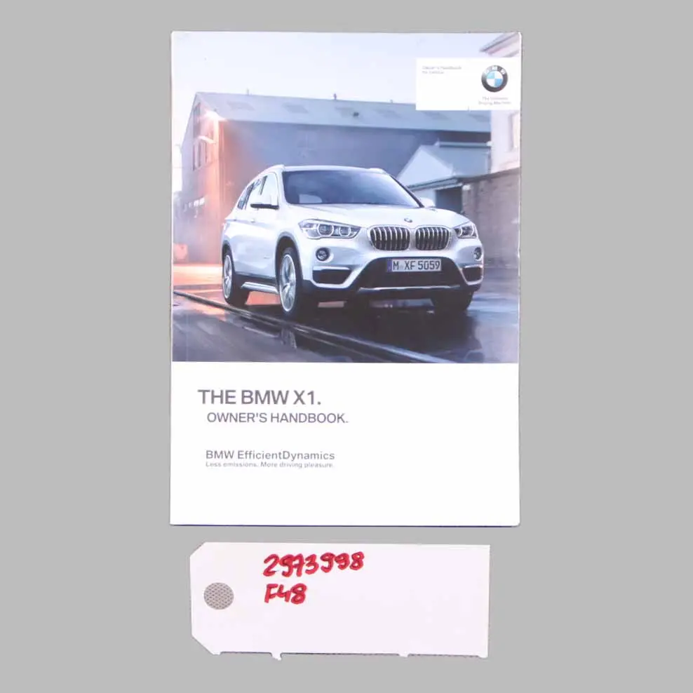Owner's Handbook Booklet Instructions Book to BMW X1 F48 with Part number 2973998 BMW X1 F48 Owner's Handbook Booklet Instructions Book - SKU 2973998 - Part number 2973998