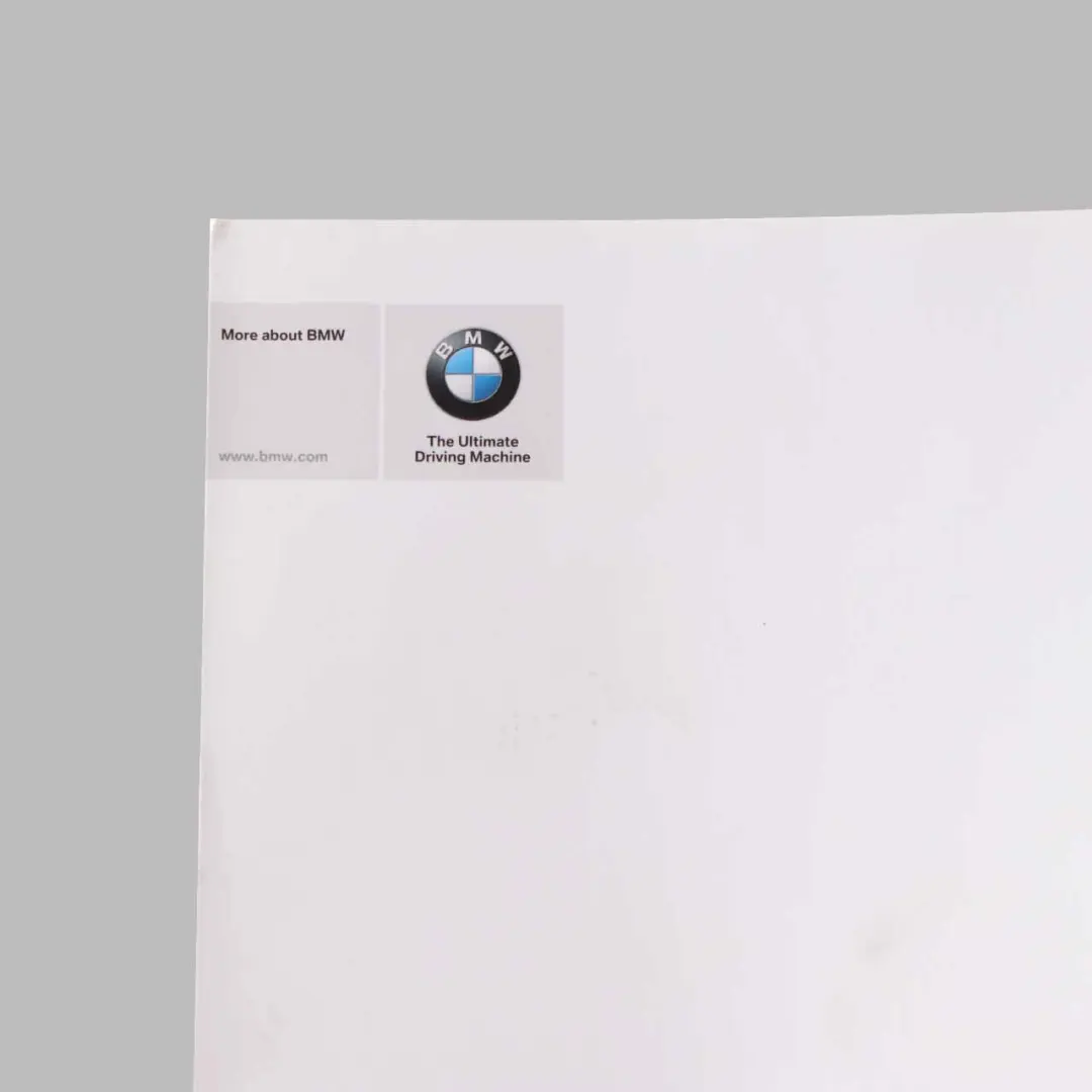 Owner's Handbook Booklet Instructions Book to BMW X1 F48 with Part number 2973998 BMW X1 F48 Owner's Handbook Booklet Instructions Book - SKU 2973998 - Part number 2973998