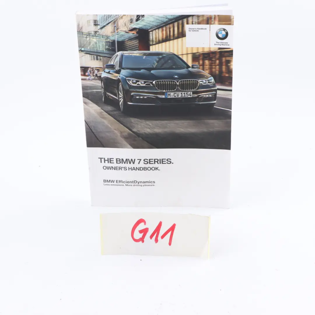 Owner's Handbook BMW G11 G12 Book Instruction Booklet Manual to with Part number 2984898 Owner's Handbook BMW G11 G12 Book Instruction Booklet Manual - SKU 2984898 - Part number 2984898