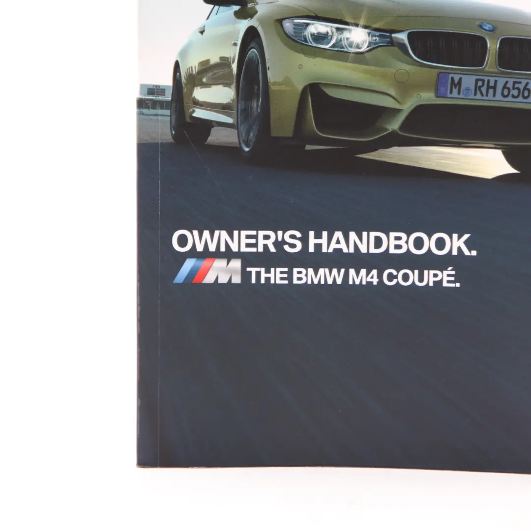  Owner's Handbook BMW F82 M4 LCI Book Instruction Booklet Manual - SKU 2989512 - Part number 2989512