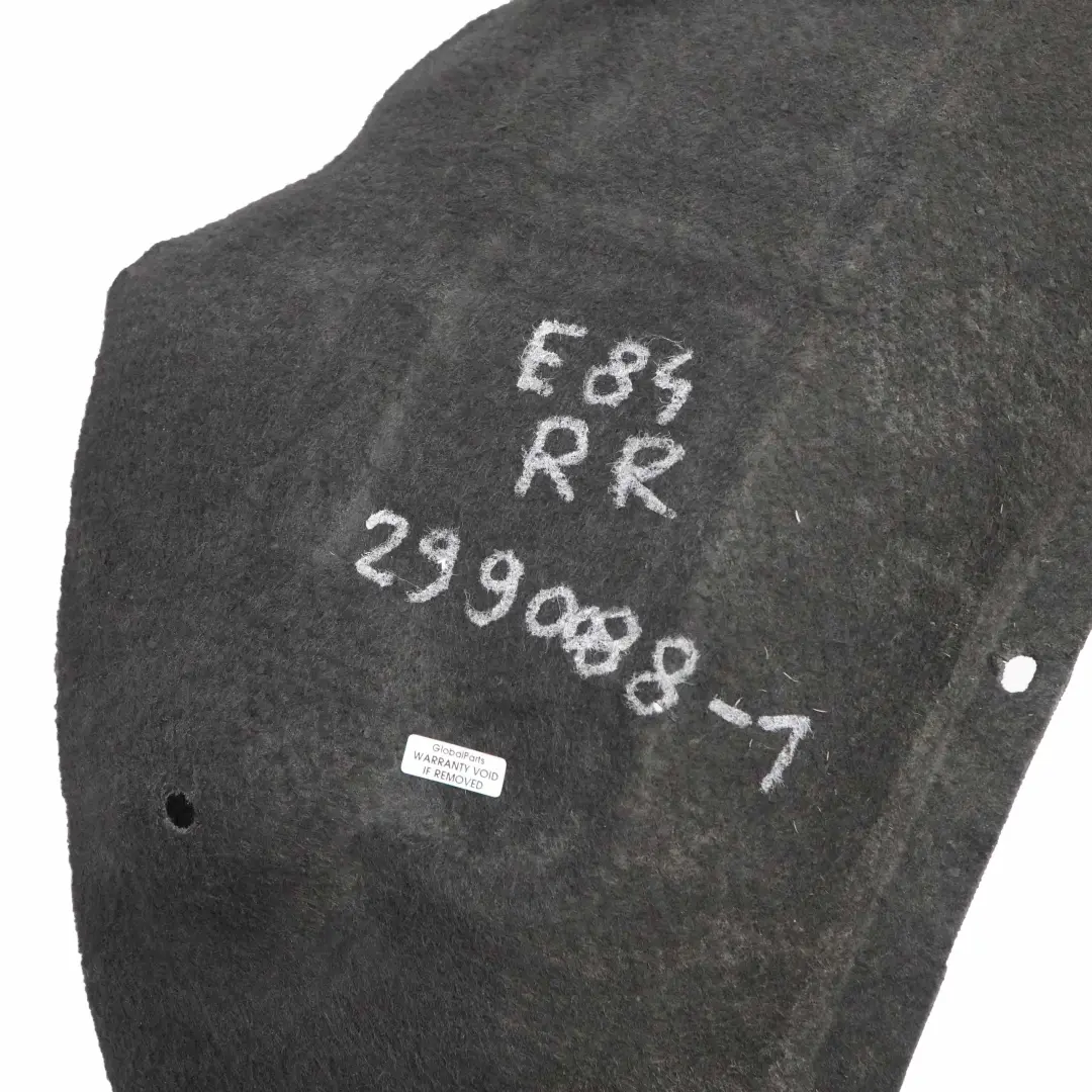 BMW X1 E84 Hinten Rechts Radhaus Abdeckung Radhausschale Verkleidung - SKU 2990088-1 - Teilenummer 2990088