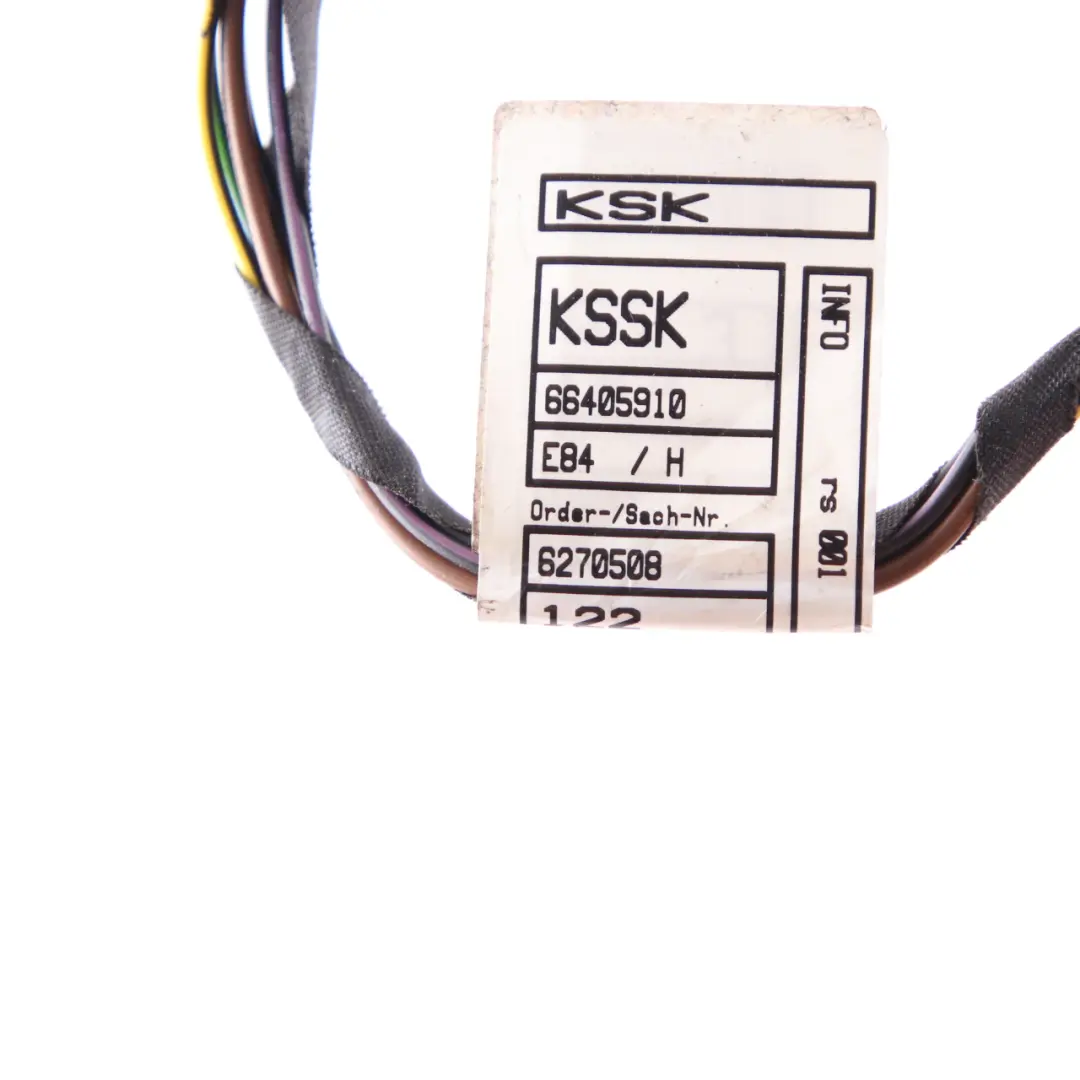 Luz Trasera Enchufe Enchufe Cableado Izquierda 6984754 para BMW X1 E84 con número de pieza 2990109 BMW X1 E84 Luz Trasera Enchufe Enchufe Cableado Izquierda 6984754 - SKU 2990109-1 - Número de pieza 2990109