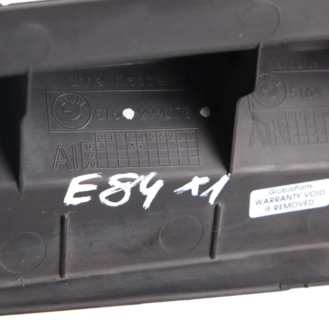 condotto d'aria anteriore Guida montaggio dall'alto pannello per BMW X1 E84 con numero di parte 2990178 BMW X1 E84 condotto d'aria anteriore Guida montaggio dall'alto pannello - SKU 2990178 - Numero di parte 2990178