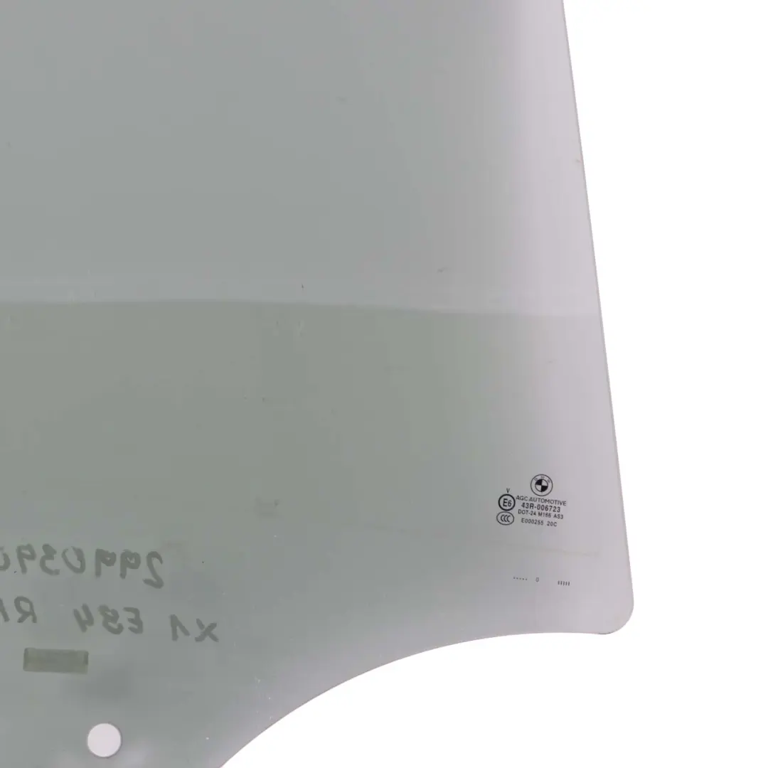 BMW X1 E84 Rear Right O/S Door Side Black Window Glass AS3 - SKU 2990390 - Part number 2990390