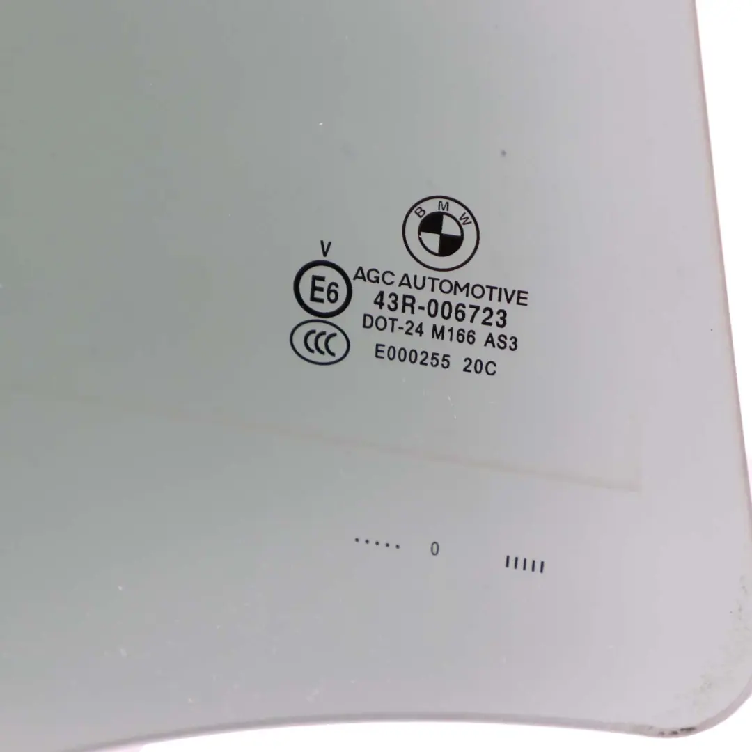 BMW E84 Trasera Derecha Puerta Lado Vidrio Negro AS3 - SKU 2990390 - Número de pieza 2990390