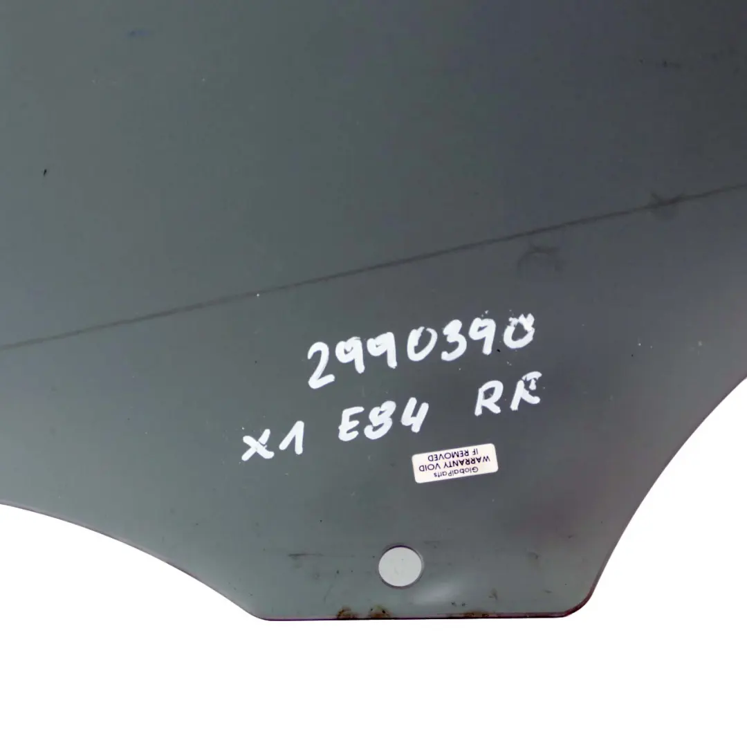 BMW E84 Trasera Derecha Puerta Lado Vidrio Negro AS3 - SKU 2990390 - Número de pieza 2990390