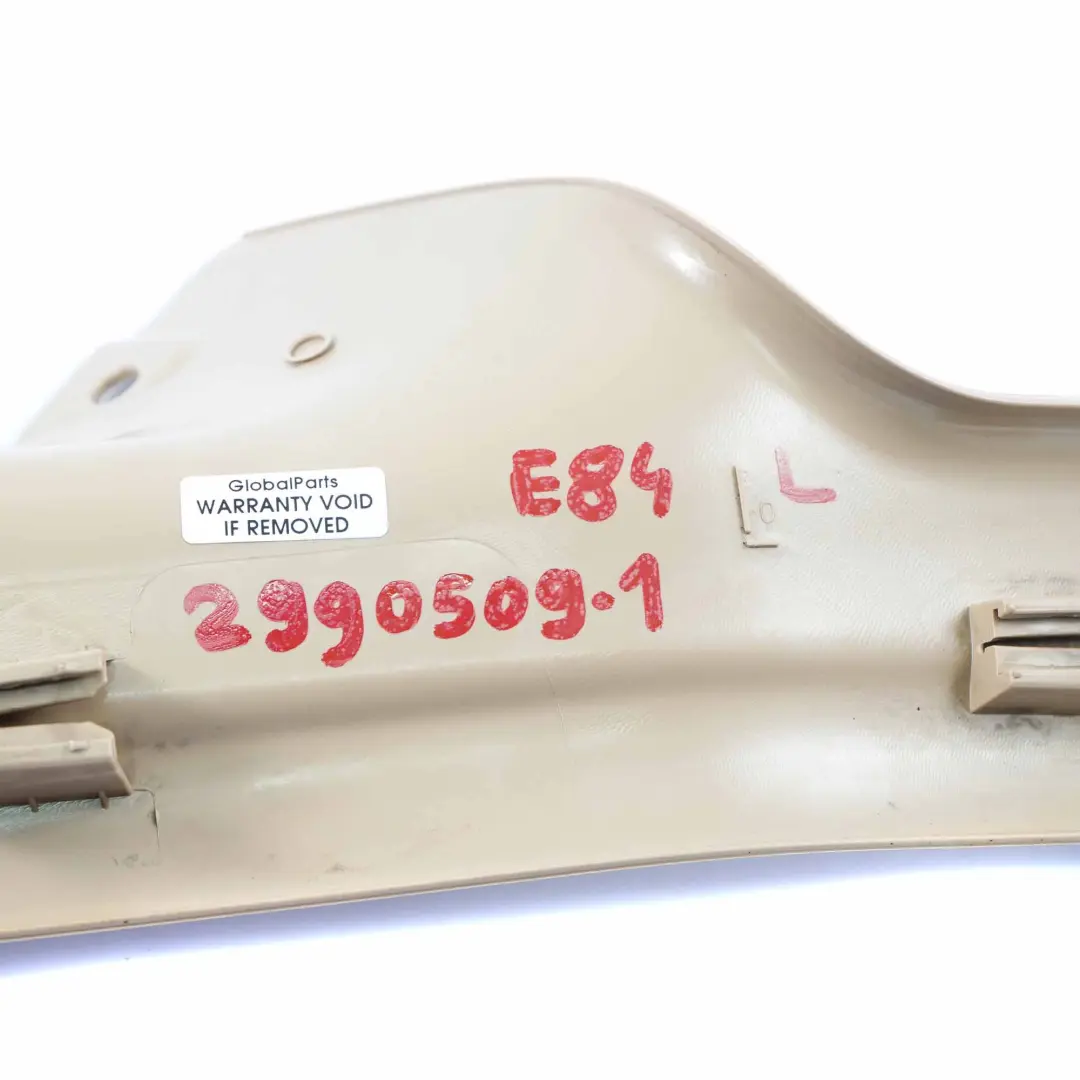 Strip Entrance Inner Rear Left N/S Savanna Beige 1 to BMW X1 E84 Cover with Part number 2990509 BMW X1 E84 Cover Strip Entrance Inner Rear Left N/S Savanna Beige 1 - SKU 2990509-1 - Part number 2990509