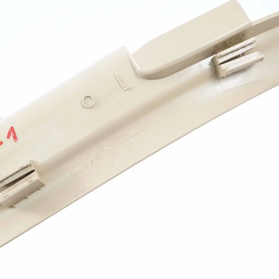 Striscia Ingresso Interno Posteriore Destro Savanna Beige per BMW E84 con numero di parte 2990510 BMW E84 Striscia Ingresso Interno Posteriore Destro Savanna Beige - SKU 2990510-1 - Numero di parte 2990510