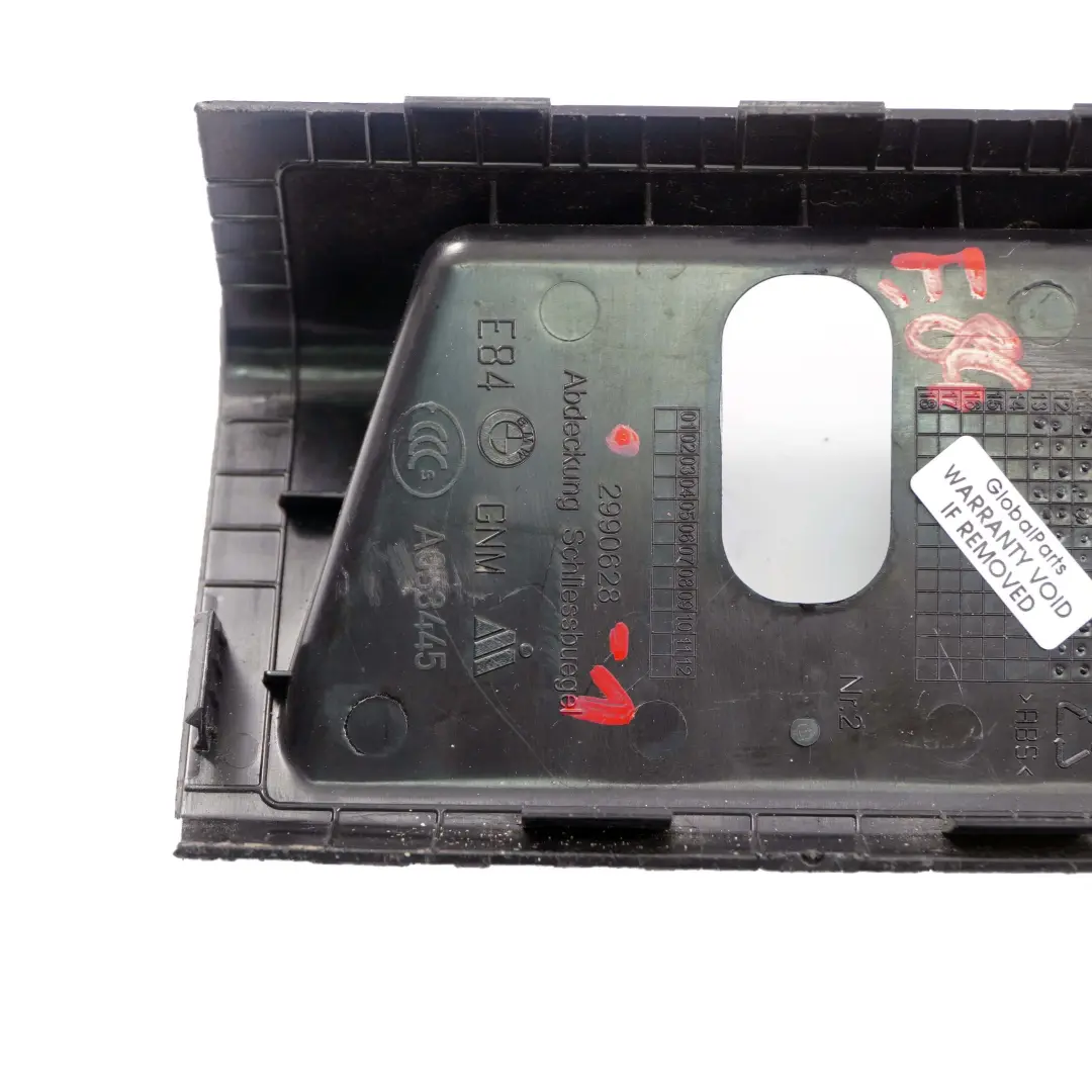 BMW X1 Series E84 Boot Trunk Floor Loading Sill Trim Panel Insert Black - SKU 2990628-1 - Part number 2990628