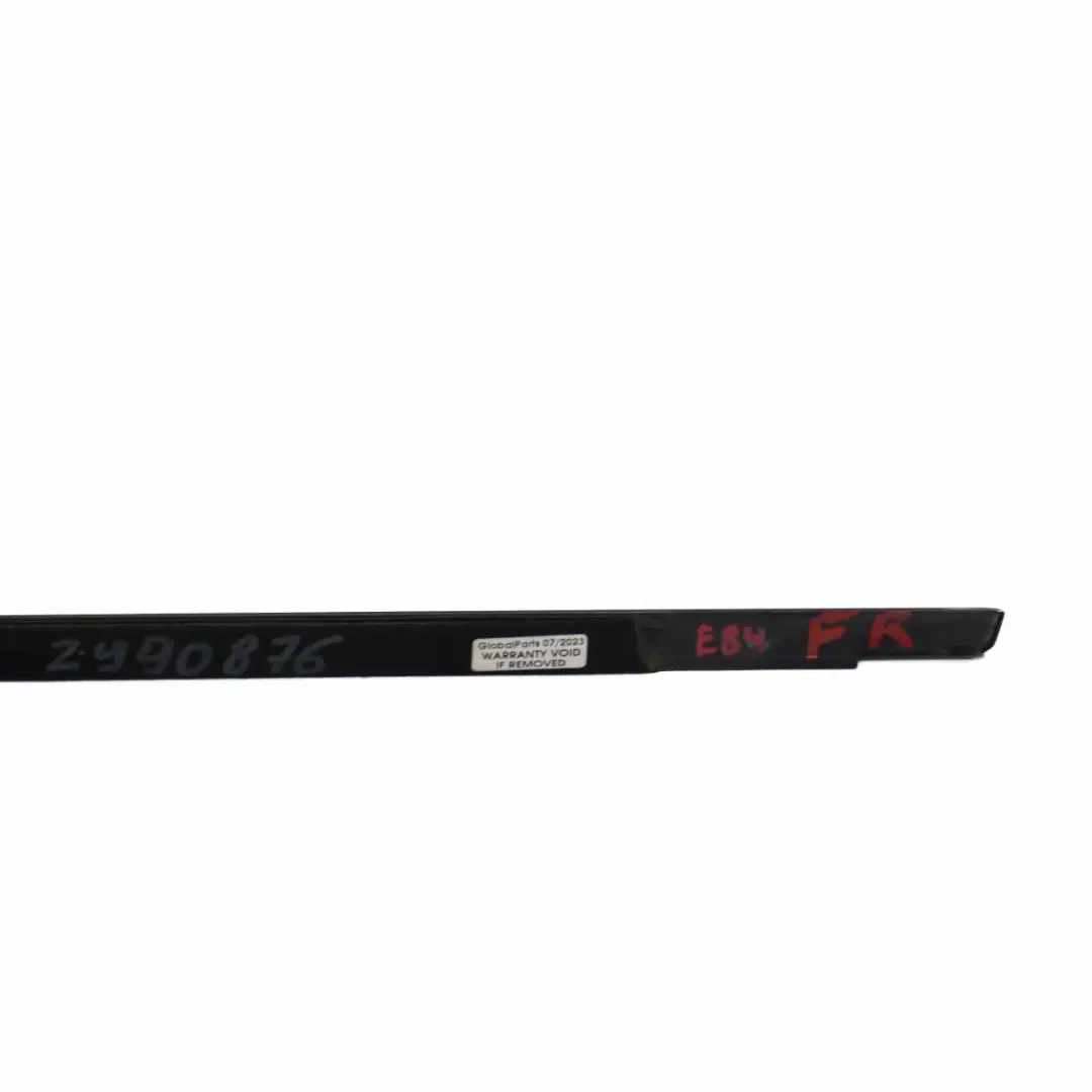 BMW E84 Finition avant droite Cadre de fenêtre Porte supérieure Ligne d'ombre - SKU 2990876 - Numéro de pièce 2990876