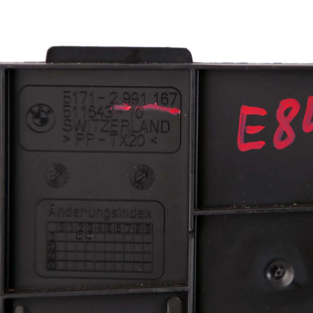 Partition Multifunctional Pan Trim Trunk Floor to BMW X1 Series E84 with Part number 2991167 BMW X1 Series E84 Partition Multifunctional Pan Trim Trunk Floor - SKU 2991167 - Part number 2991167