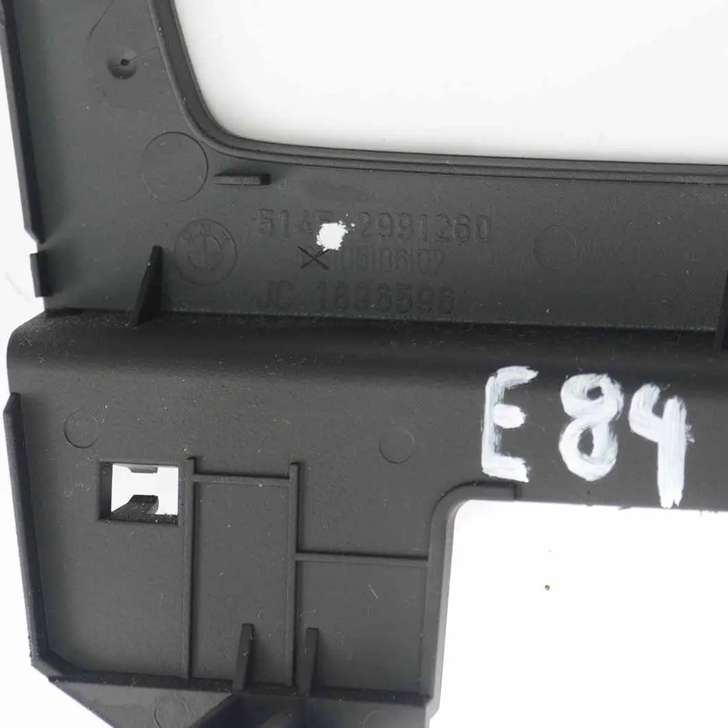 BMW X1 E84 Navigation Console Centrale Cadre Cache Panneau Noir - SKU 2991260 - Numéro de pièce 2991260