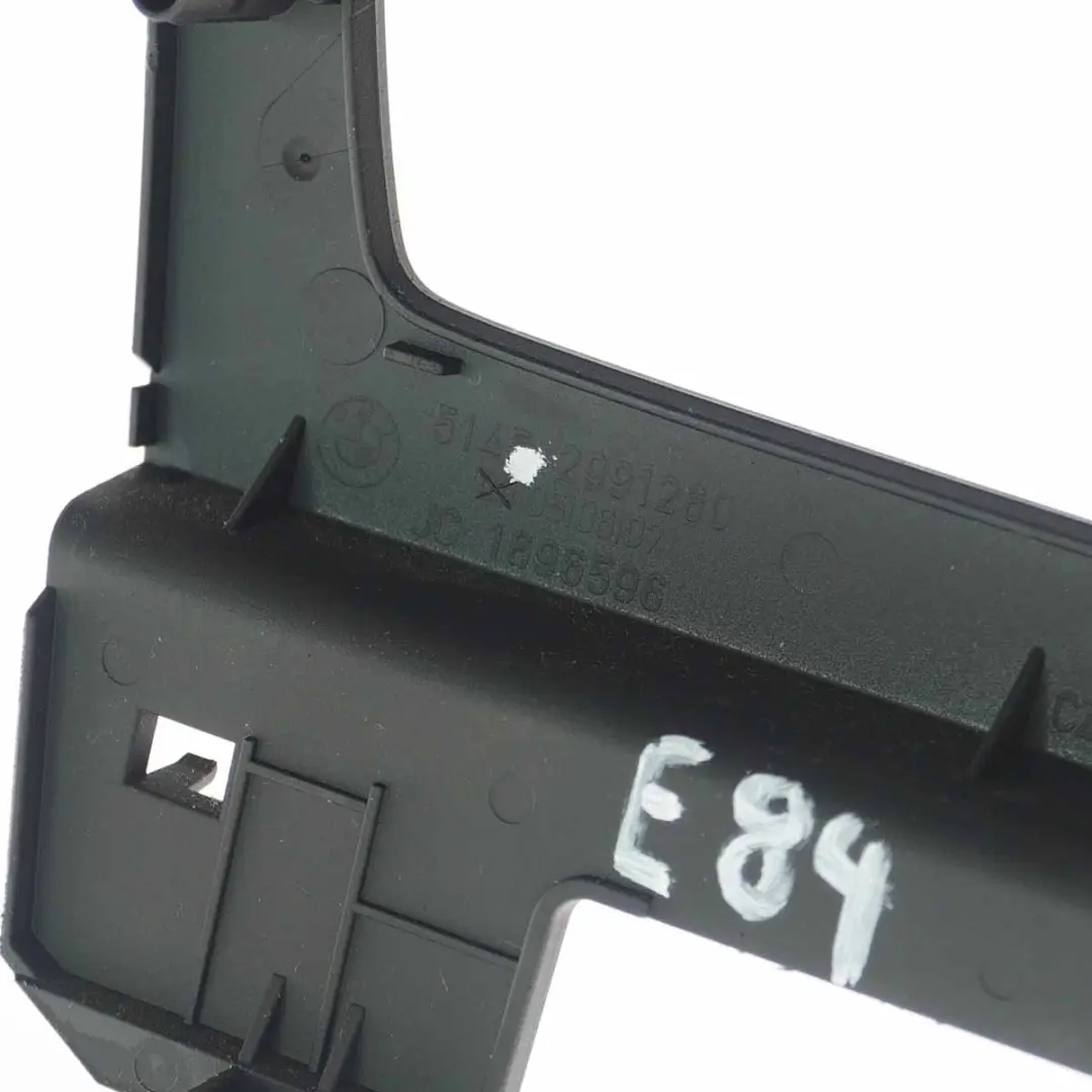 BMW X1 E84 Navigation Console Centrale Cadre Cache Panneau Noir - SKU 2991260 - Numéro de pièce 2991260