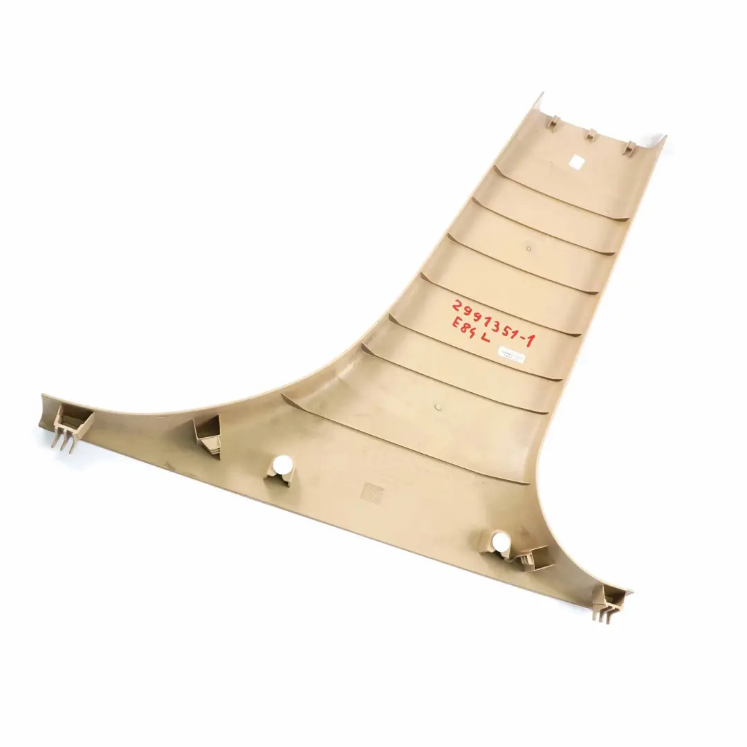 B-column Bottom Trim Panel Left N/S Savanna Beige 2990777 to BMW X1 E84 Cover with Part number 2991351 BMW X1 E84 Cover B-column Bottom Trim Panel Left N/S Savanna Beige 2990777 - SKU 2991351-1 - Part number 2991351