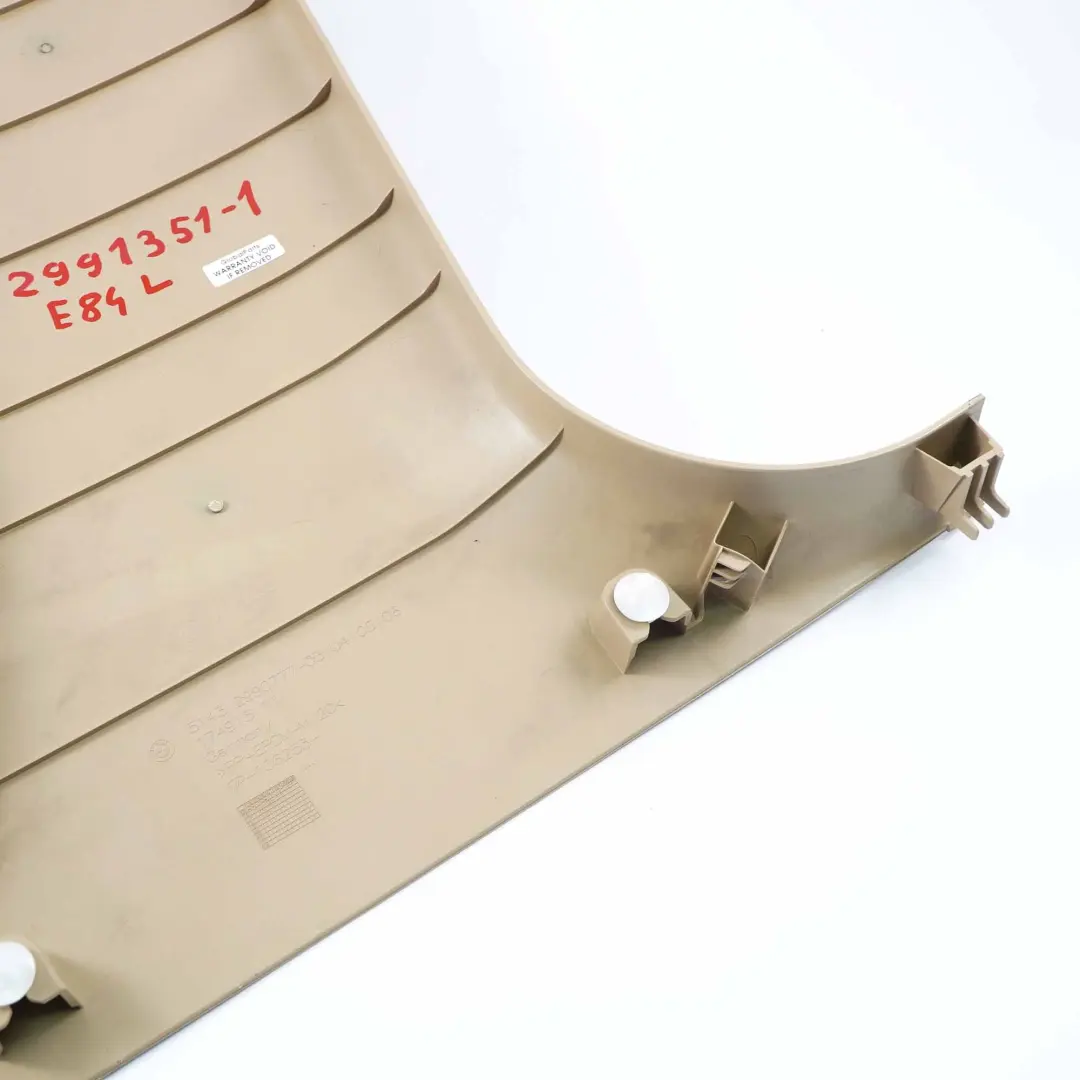 Osłona słupka lewa beżowa 2990777 do BMW E84 X1 o numerze 2991351 BMW E84 X1 Osłona słupka lewa beżowa 2990777 - SKU 2991351-1 - Numer Części 2991351