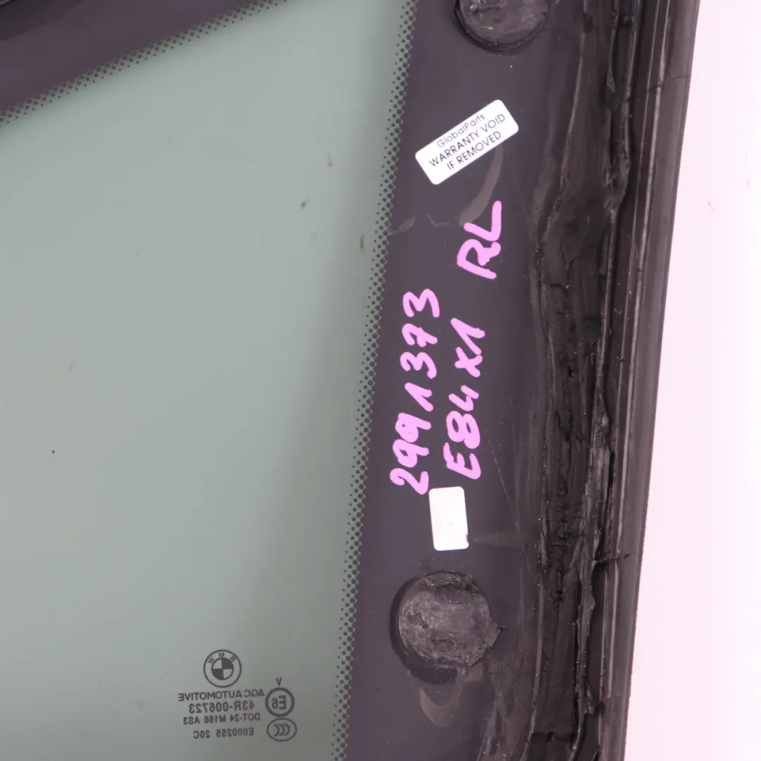 Window Glass BMW X1 E84 Side Left N/S Luggage Glass Tinted Black AS3 to with Part number 2991373 Window Glass BMW X1 E84 Side Left N/S Luggage Glass Tinted Black AS3 - SKU 2991373 - Part number 2991373