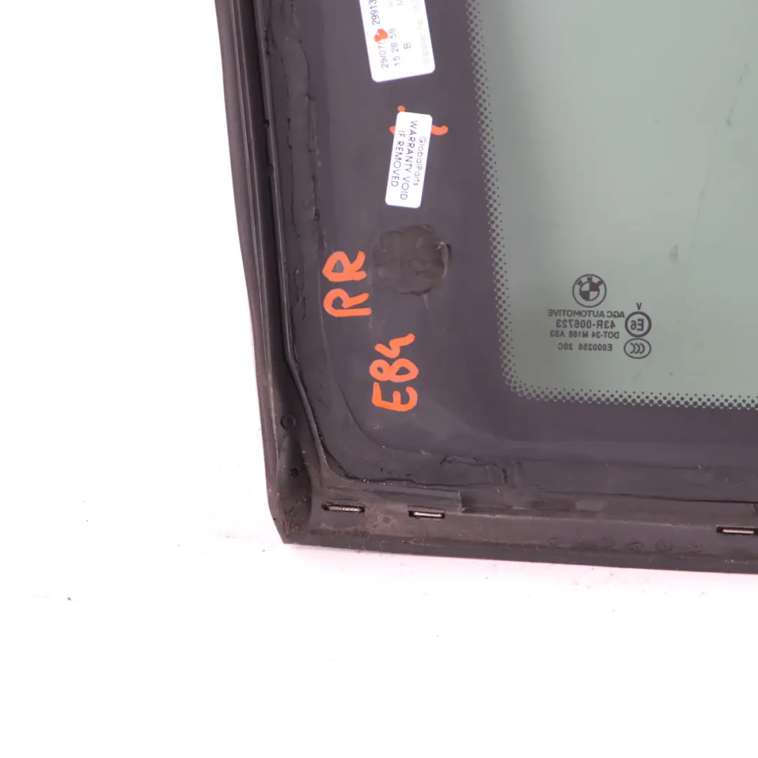 Side Window Glass Black Tinted AS3 Rear Right O/S to BMW X1 E84 with Part number 2991380 BMW X1 E84 Side Window Glass Black Tinted AS3 Rear Right O/S - SKU 2991380 - Part number 2991380