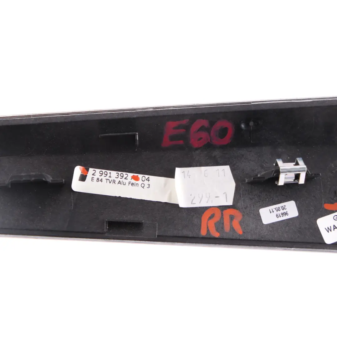  Door Trim Strip BMW X1 E84 Cover Front Rear Right Aluminium Fine Finish - SKU 2991392 - Part number 2991392