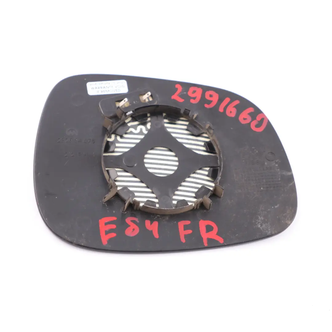  Wing Mirror Glass BMW X1 E84 X3 F25 Right Door O/S Wide Angle Heated - SKU 2991660 - Part number 2991660