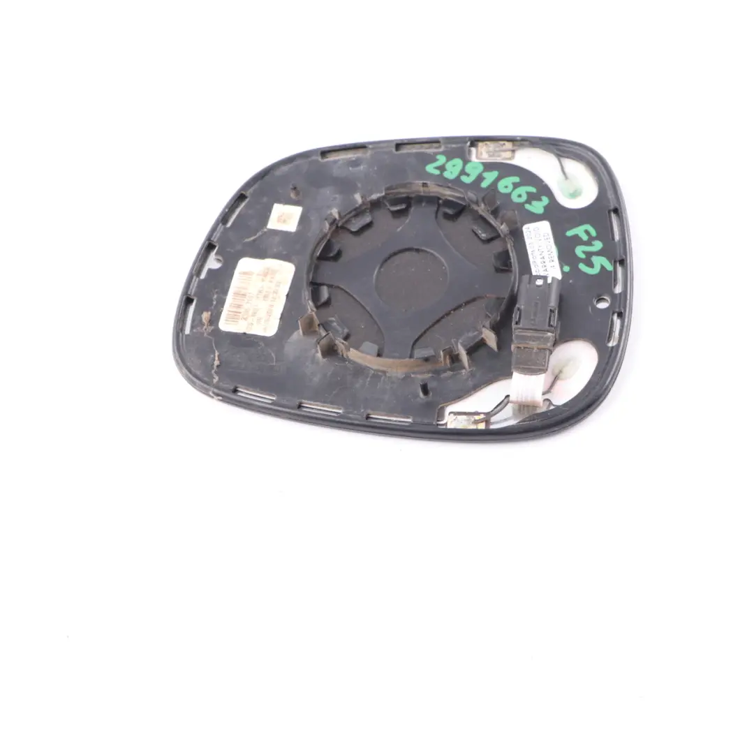 Wing Mirror Glass BMW X1 E84 X3 F25 Door Left N/S Wide Angle Auto Dip to with Part number 2991663 Wing Mirror Glass BMW X1 E84 X3 F25 Door Left N/S Wide Angle Auto Dip - SKU 2991663 - Part number 2991663