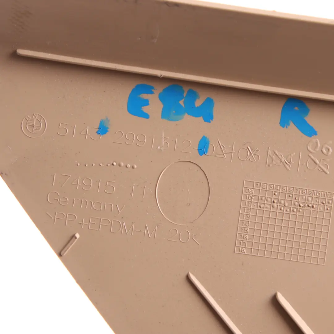 Blende Abdeckung Trimmen C/D-Säule Unten Rechts Beige für BMW X1 E84 mit Teilenummer 2991840 BMW X1 E84 Blende Abdeckung Trimmen C/D-Säule Unten Rechts Beige - SKU 2991840 - Teilenummer 2991840