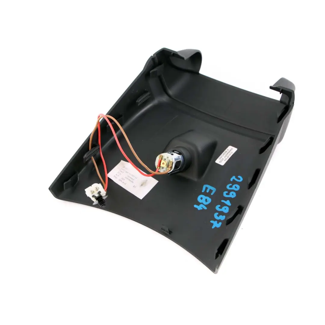 Centre Console Trim Panel Black to BMW X1 E84 Cover with Part number 2991937 BMW X1 E84 Cover Centre Console Trim Panel Black - SKU 2991937 - Part number 2991937