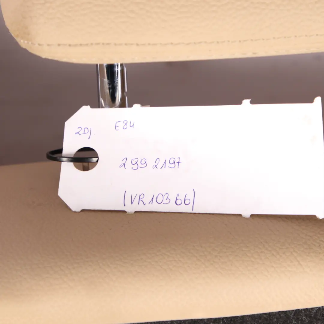 Backrest Rear Folding Cover Leather Nevada Savanna Beige to BMW X1 E84 Seat with Part number 2992197 BMW X1 E84 Seat Backrest Rear Folding Cover Leather Nevada Savanna Beige - SKU 2992197 - Part number 2992197