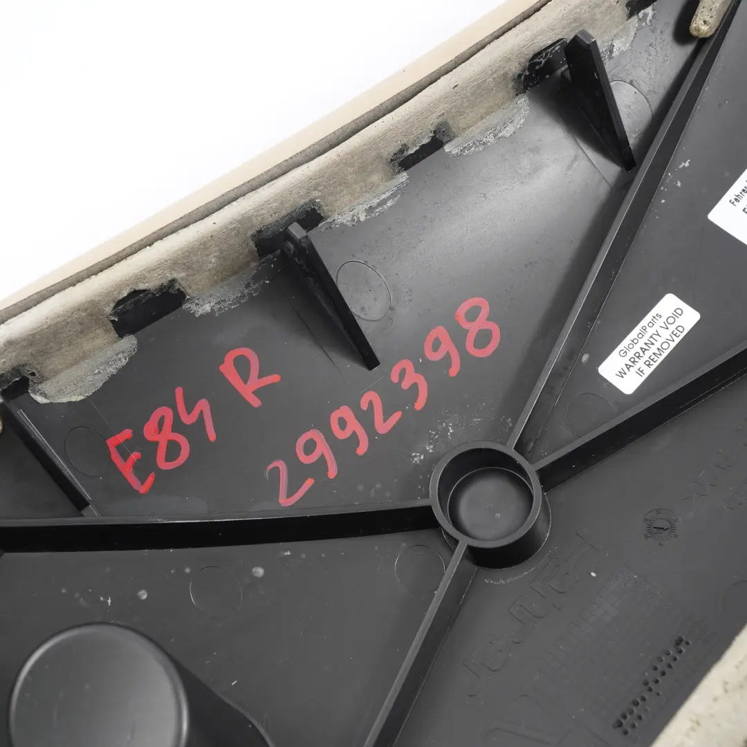 Rücksitz Hinten Rechts Seitenteil Sitz Bezug Leder Beige für BMW X1 E84 mit Teilenummer 2992398 BMW X1 E84 Rücksitz Hinten Rechts Seitenteil Sitz Bezug Leder Beige - SKU 2992398 - Teilenummer 2992398