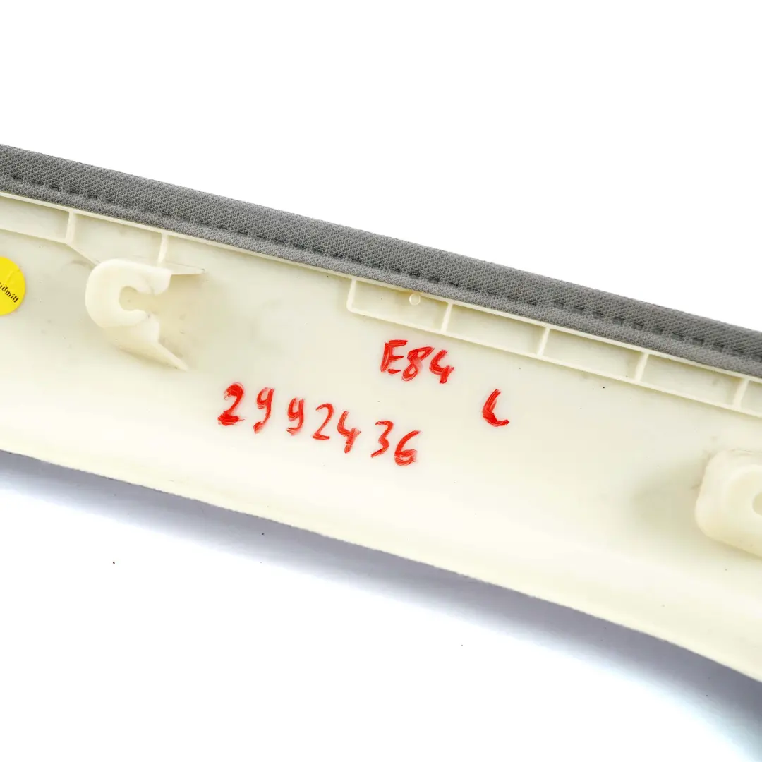 Column A Pillar Right O/S Trim Panel Grey to BMW X1 Series E84 Cover with Part number 2992436 BMW X1 Series E84 Cover Column A Pillar Right O/S Trim Panel Grey - SKU 2992436 - Part number 2992436