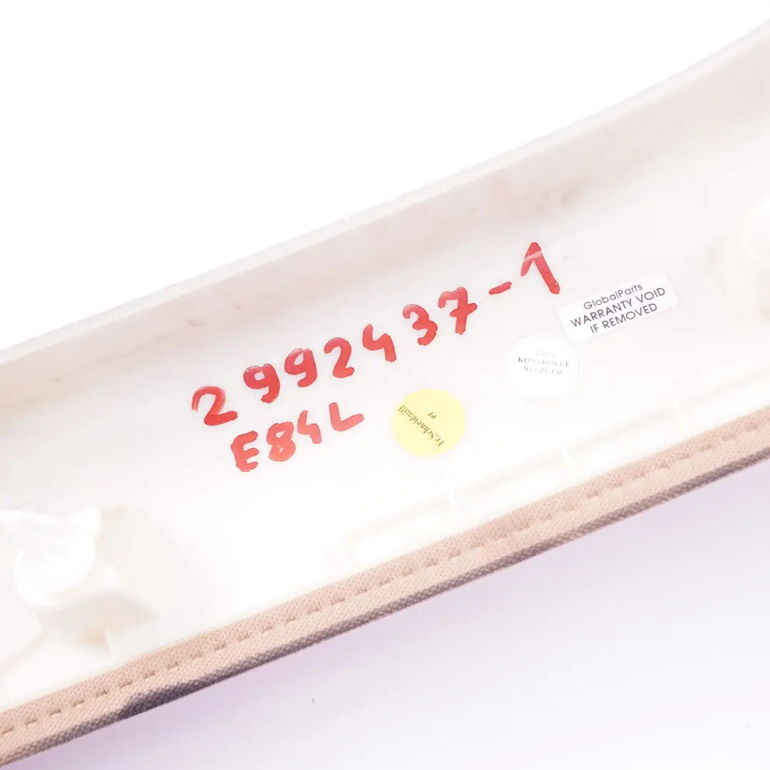 Osłona poszycie słupka lewa beż do BMW E84 X1 o numerze 2992437 BMW E84 X1 Osłona poszycie słupka lewa beż - SKU 2992437-1 - Numer Części 2992437