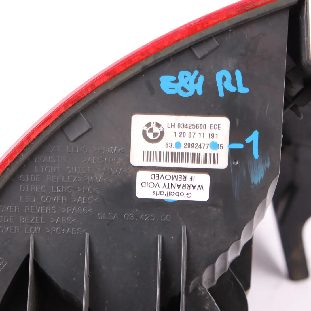 Rear Lamp BMW X1 E84 Light In The Side Panel Left N/S - SKU 2992477-1 - Part number 2992477
