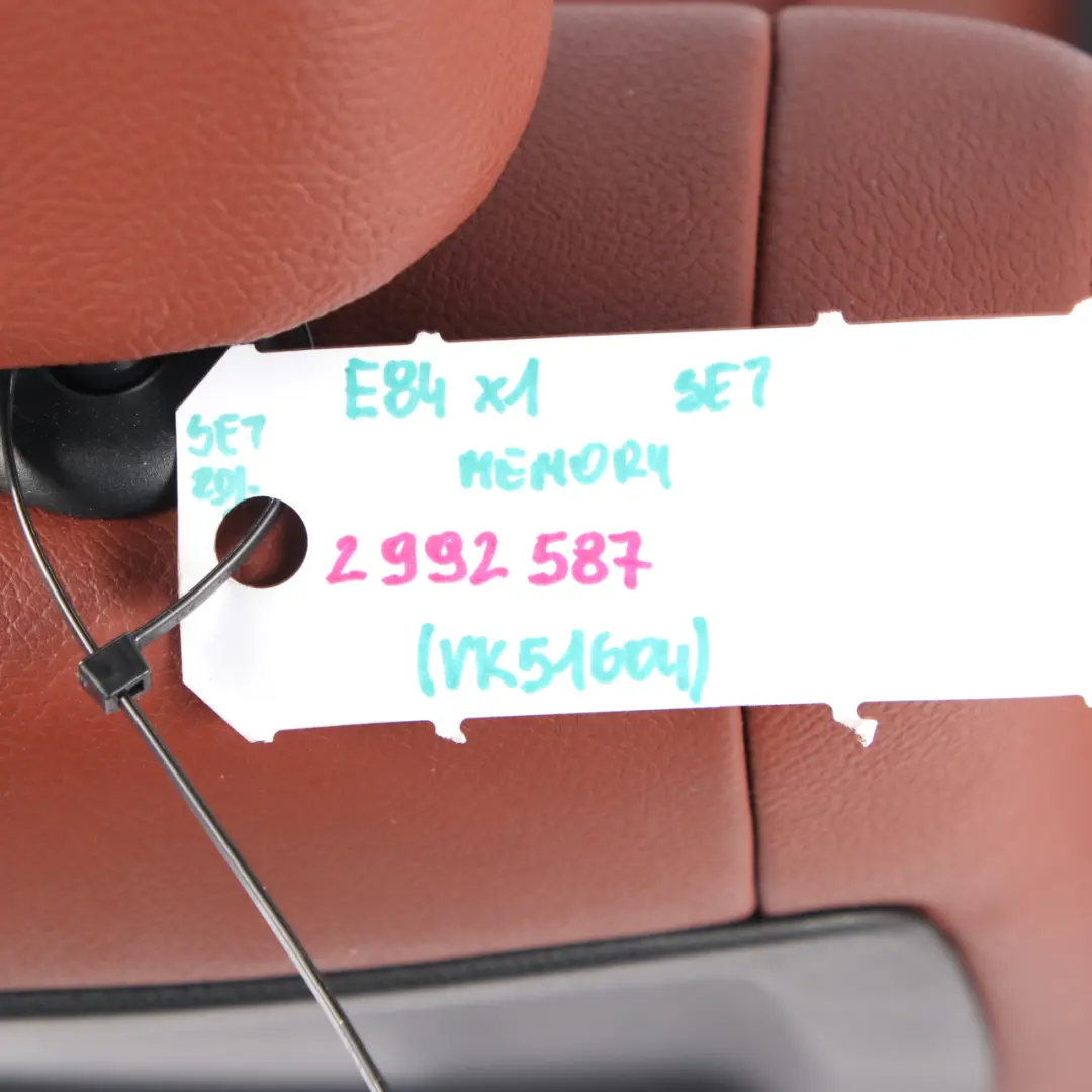 Seats Leather Brown Interior Front Rear Seat Set Door Cards Memory to BMW X1 E84 with Part number 2992587 BMW X1 E84 Seats Leather Brown Interior Front Rear Seat Set Door Cards Memory - SKU 2992587 - Part number 2992587