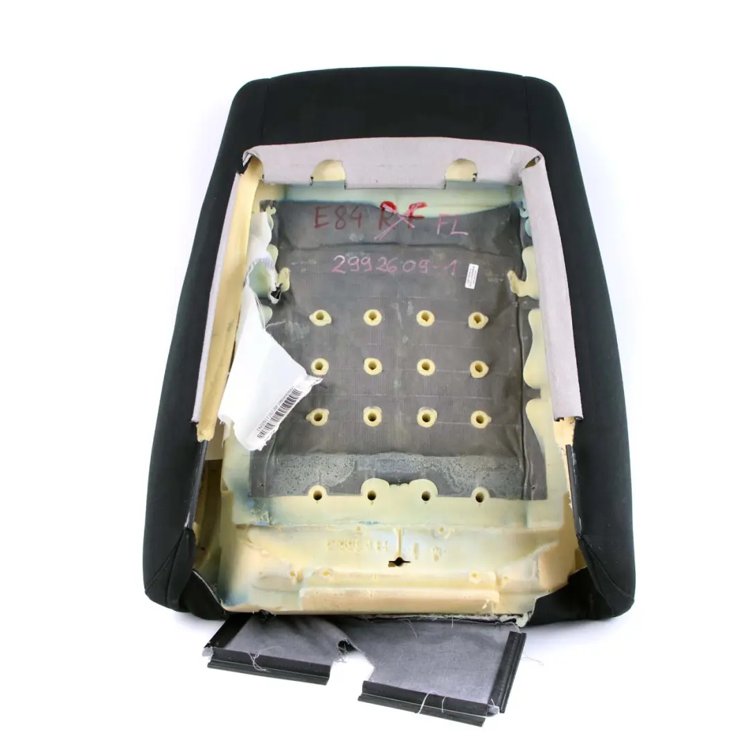 Front Left N/S Seat Cloth Backrest Median Anthracite Silver Effect to BMW E84 with Part number 2992609 BMW E84 Front Left N/S Seat Cloth Backrest Median Anthracite Silver Effect - SKU 2992609-1 - Part number 2992609