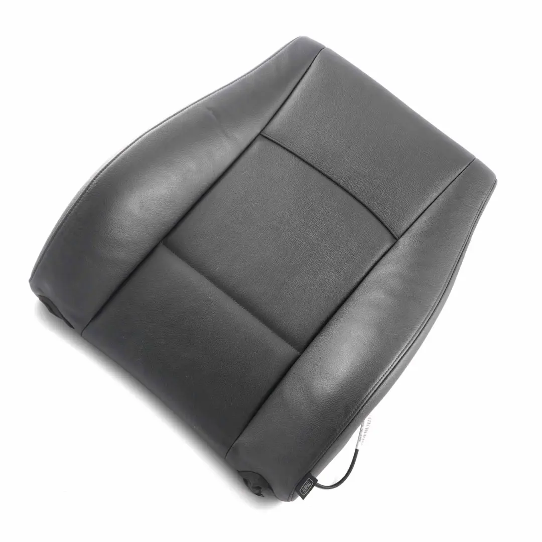 Backrest Front Left N/S Heated Back Cover Black Leather Nevada to BMW E84 Seat with Part number 2992619 BMW E84 Seat Backrest Front Left N/S Heated Back Cover Black Leather Nevada - SKU 2992619 - Part number 2992619