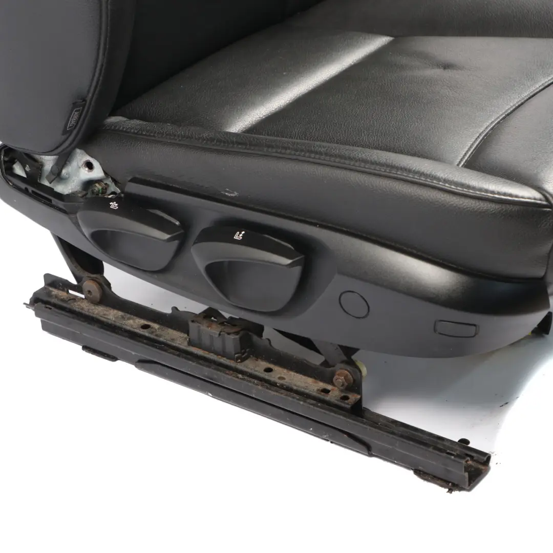BMW E84 Front Right O/S Seat Back Cover Black Leather Nevada Interior - SKU 2992620-1 - Part number 2992620