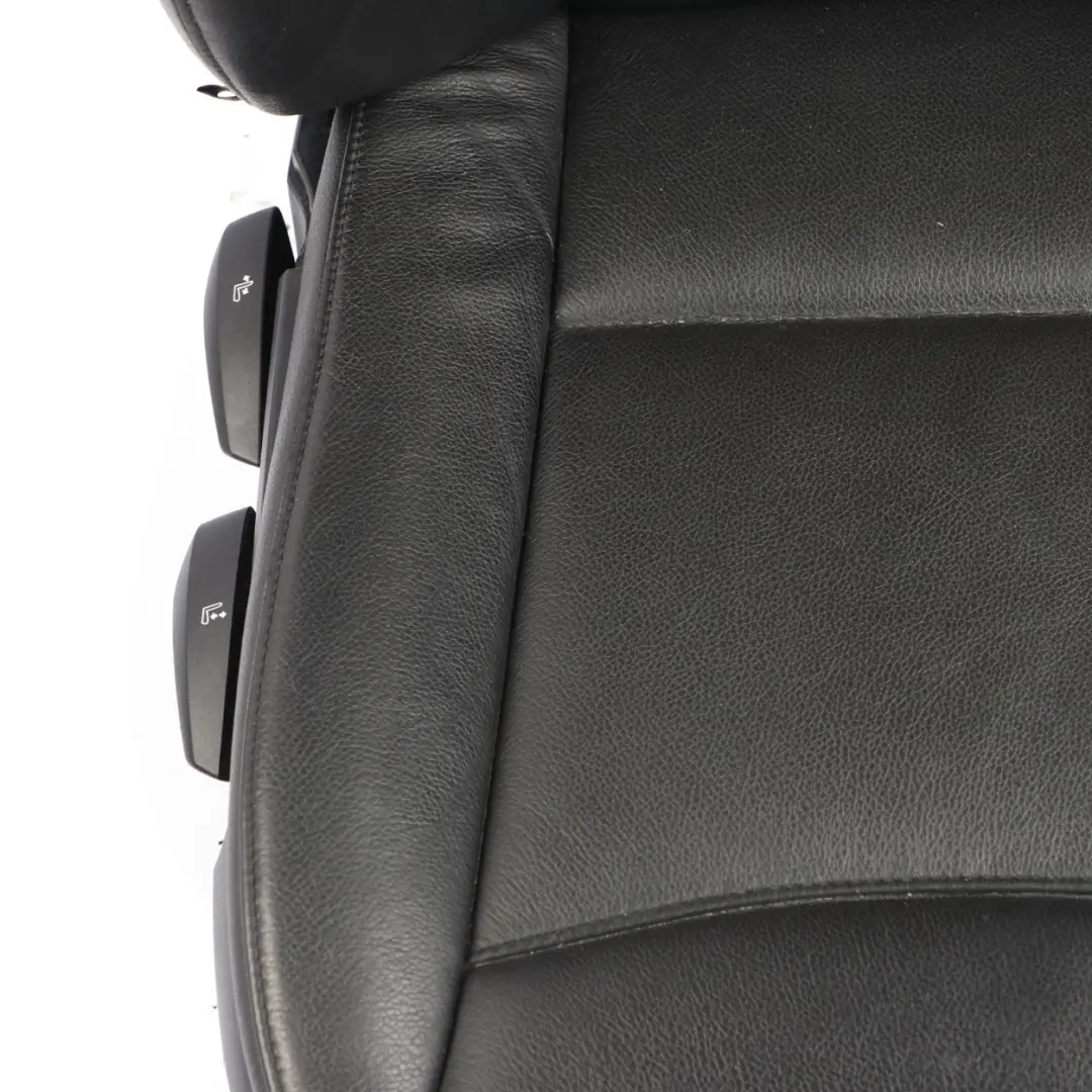 BMW E84 Front Right O/S Seat Back Cover Black Leather Nevada Interior - SKU 2992620-1 - Part number 2992620