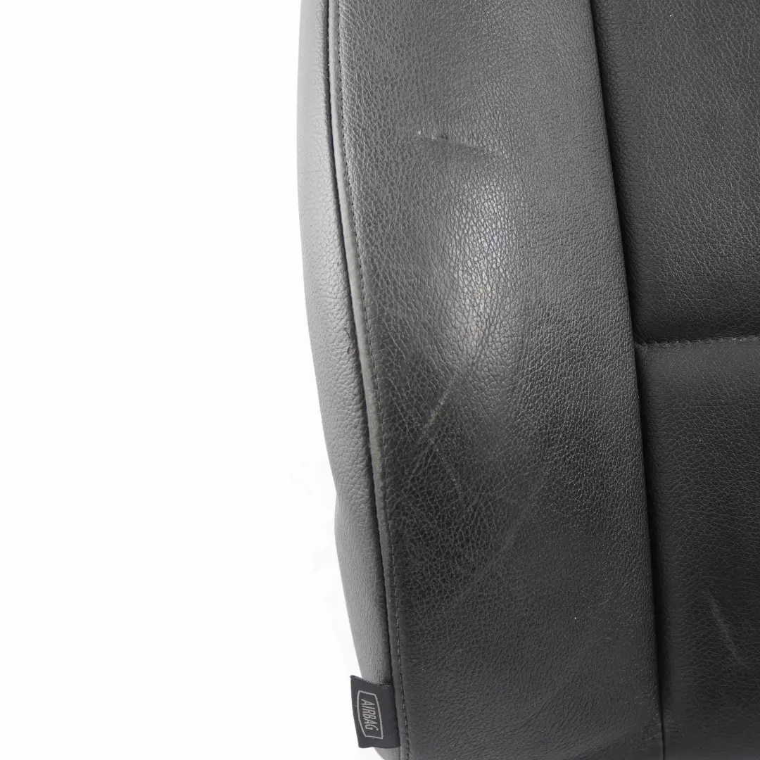 BMW E84 Seat Backrest Front Right O/S Heated Back Cover Black Leather Nevada - SKU 2992620 - Part number 2992620